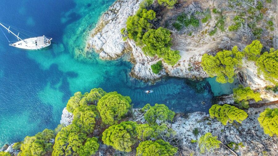 Skiathos: Full-Day Sailing Cruise with Lunch - Tsougria Island and the first clear-water swim