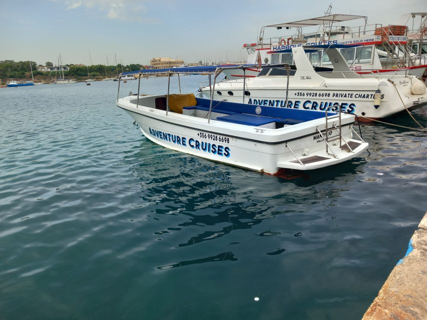 Sliema: Boat Trip to Comino Blue Lagoon, Gozo, and Caves - Comino’s Caves from the Water