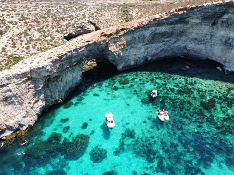 Sliema: Cruise to Comino, Crystal Lagoon, and Blue Lagoon - Mgarr Harbour gives you a first look at Gozo