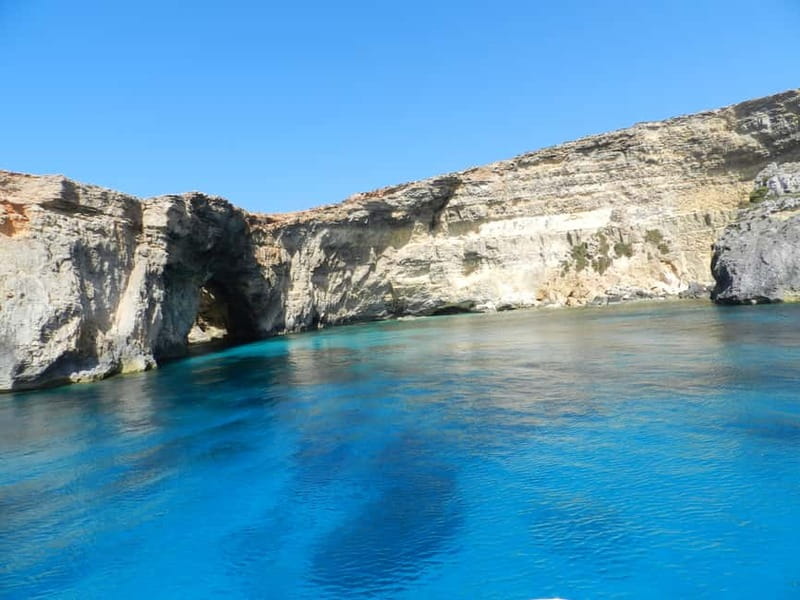 Sliema: Cruise to Comino, Crystal Lagoon, and Blue Lagoon - Crystal Lagoon and St. Nicholas Bay