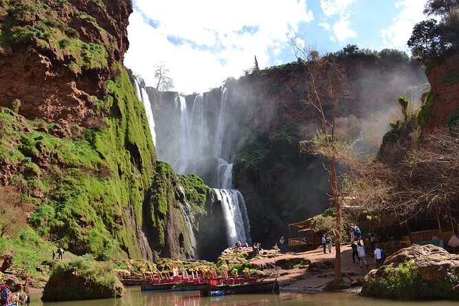 Small group Ouzoud Waterfall Guided Tour Boat Ride from Marrakech - The boat ride gets you close to the falling water