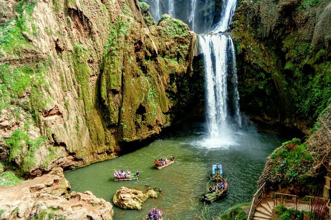 Small group Ouzoud Waterfall Guided Tour Boat Ride from Marrakech - Lunch near the falls is not included