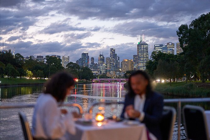 Spirit of Melbourne Dinner Cruise on the Yarra River - Melbourne after dark from the Yarra