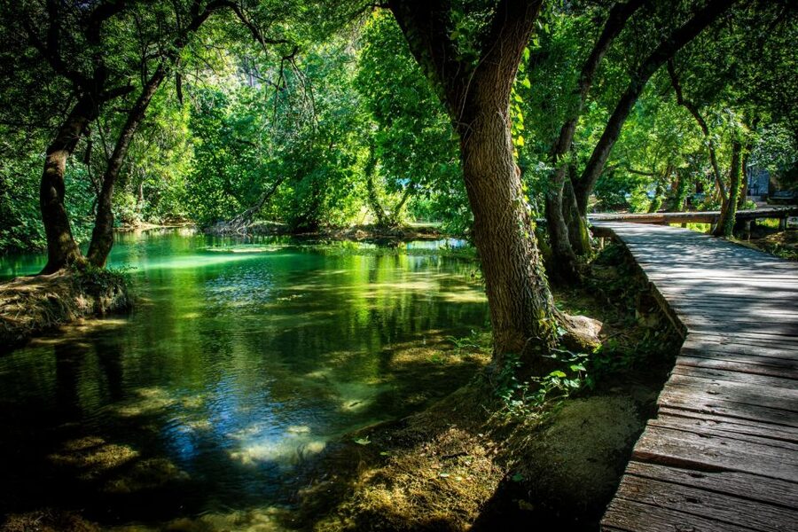 Split: Krka Waterfalls Trip with Boat Cruise and Swimming - The 30-minute boat ride from Skradin
