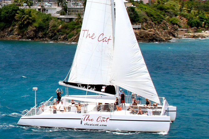 Sunset & Harbor Lights Dinner Sail from the Marriott's Frenchman's Cove - Charlotte Amalie lights from the water