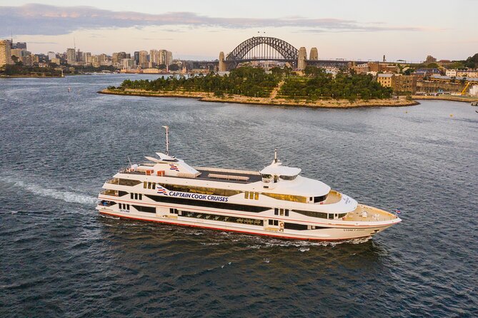 Sydney Harbour Starlight Dinner Cruise from Darling Harbour - Music, atmosphere, and the Captain Cook Cruises vessel
