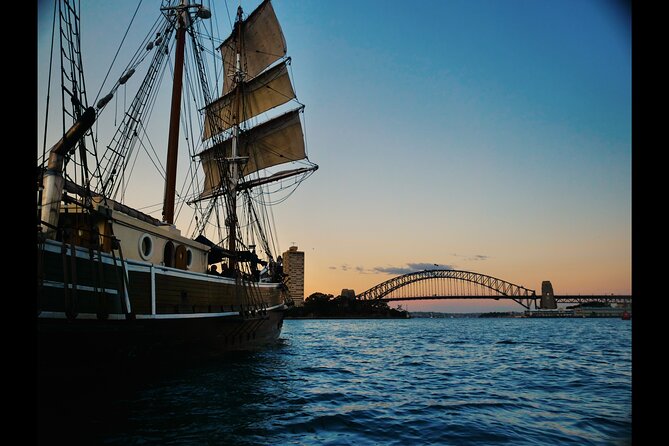 Sydney Harbour Tall Ship Twilight Dinner Cruise - Dinner on the water, with a casual setup