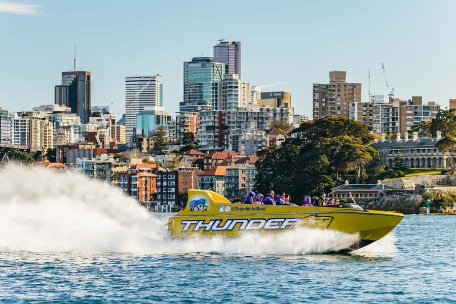 Sydney Harbour: Thunder Thrill Jet Boat Ride - How wet will you get?