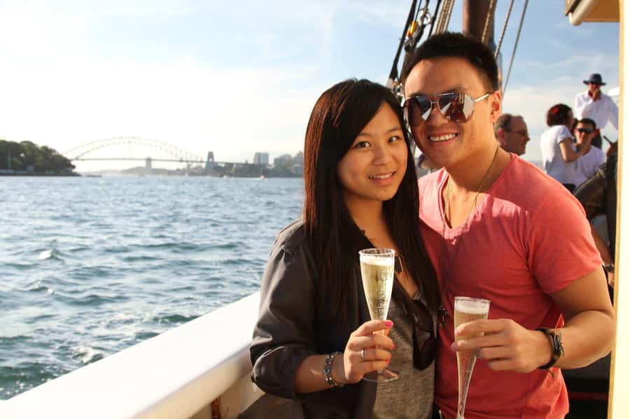 Sydney: Tall Ship Harbour Twilight Dinner Cruise - What dinner is really like at sea