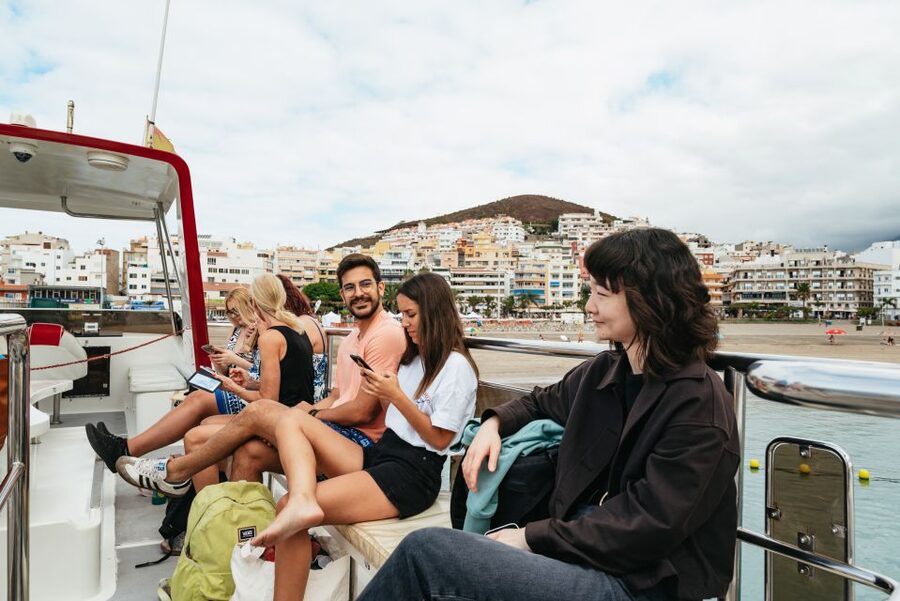 Tenerife: Eco-Yacht Whale and Dolphin Watching and Swimming - Leaving the port and searching for whales