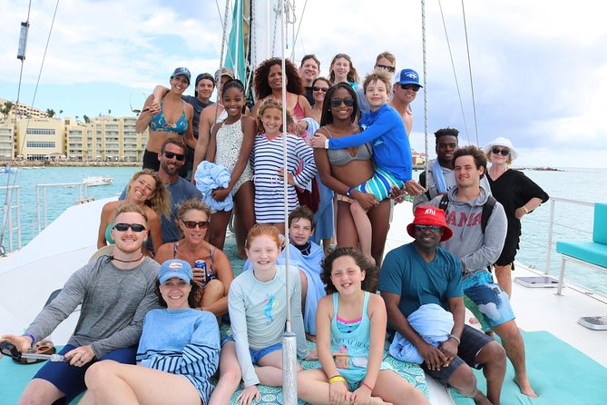 The Best Catamaran Day Sail in St Maarten - Setting out from Simpson Bay at 10 a.m.