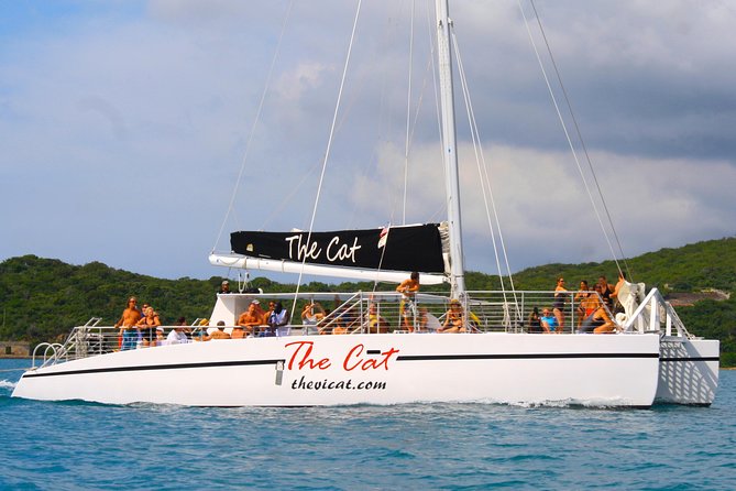 Turtle Cove Catamaran Snorkel and Sail at Little Buck Island STT - Snacks, Painkillers, and the ride home