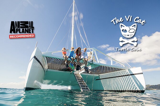 Turtle Cove Catamaran Snorkel and Sail at Little Buck Island STT - What snorkeling is really like