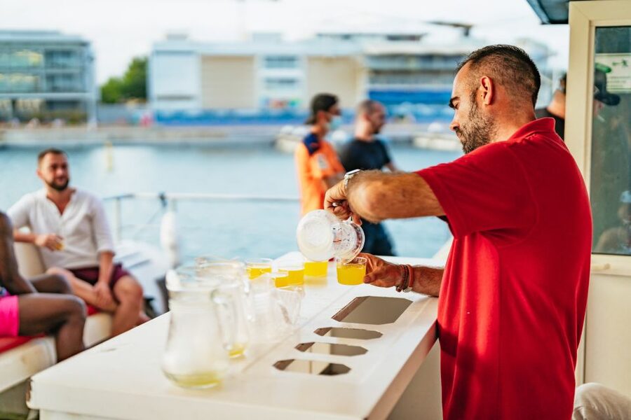 Valencia: Sunset or Daytime Catamaran Cruise with Drink - Value at About $18