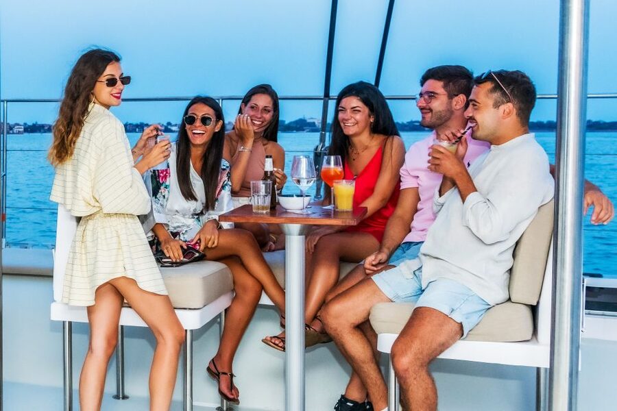 Venice: Catamaran Sunset Jazz Cruise with Aperitivo - A practical look at the 90-minute route