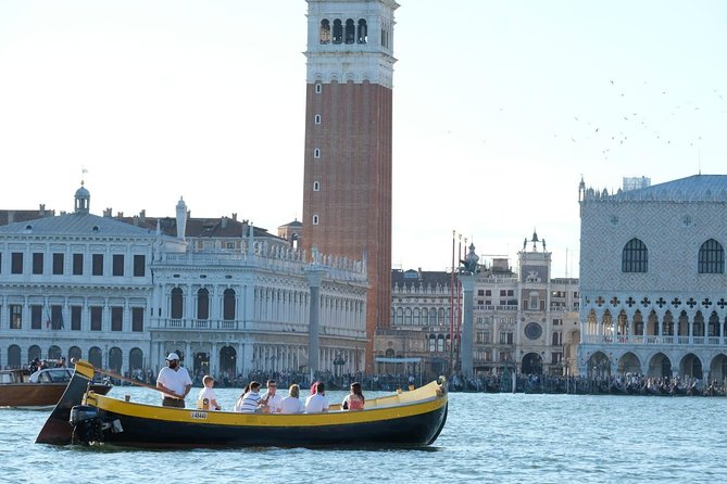 Venice Sunset Cruise by Typical Venetian Boat with Prosecco - St. Mark’s Basin and the first wide views