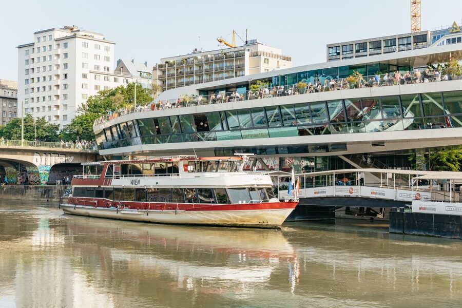 Vienna: 3-Course Evening Dinner Cruise - What the route really looks like