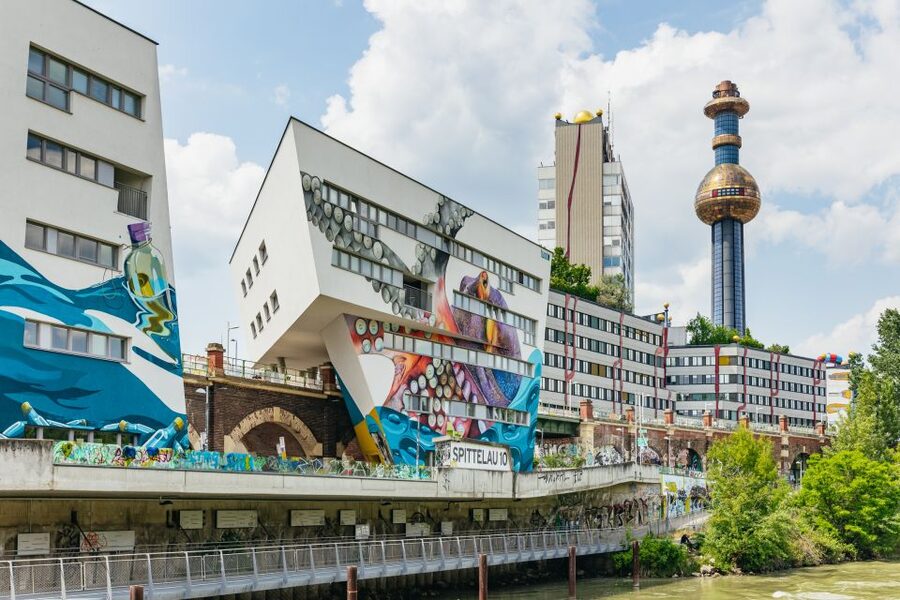 Vienna: City Cruise with Optional Lunch - Badeschiff, Ringturm, and the changing canal view