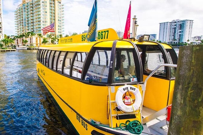 Water Taxi All Day hop-on hop-off Venice of America Boat Tour - Watch the yachts and mansions from the water